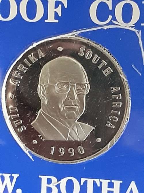 1990 R1 Proof PW Botha
