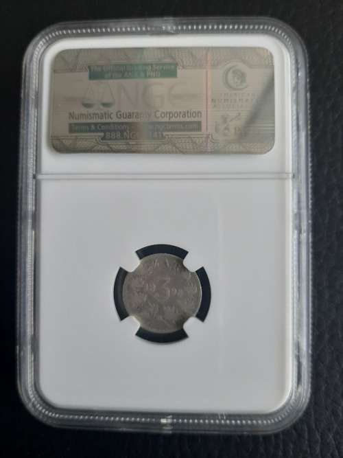 1893 ZAR 3 Pence VG Details NGC