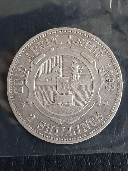 1893 ZAR 2 Shillings