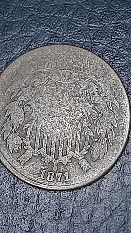 1871 USA Two Cents