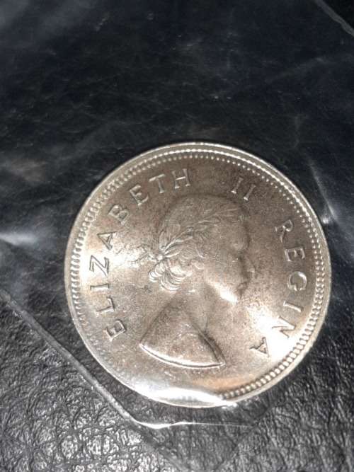 1955 Silver 2 Shillings