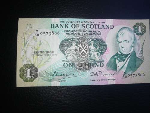 1975 Scotland 1 Pound