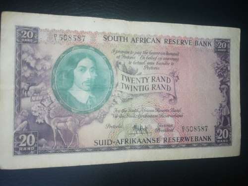 1961 R20 Signed by M H de Kock #508587