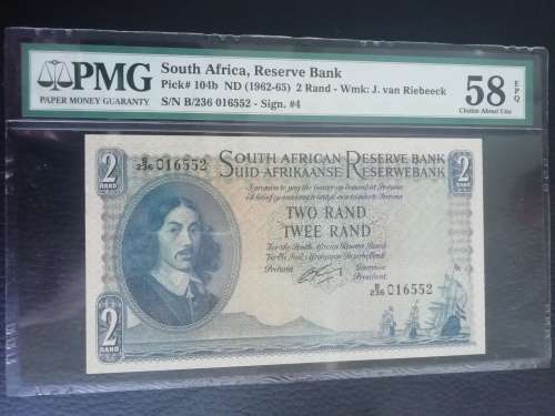 1962 R2 Gerhard Rissik PMG 58 EPQ