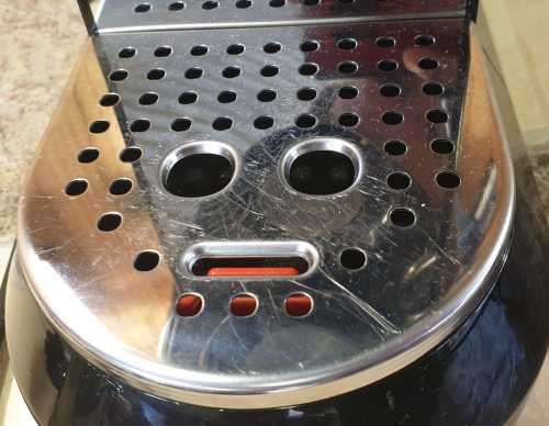 Smeg Retro Espresso Coffee Machine-Glossy Black Secondhand Good Condition