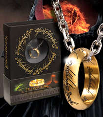 Lord of the Rings, The One Ring on with Chain