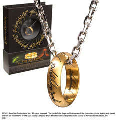 Lord of the Rings, The One Ring on with Chain
