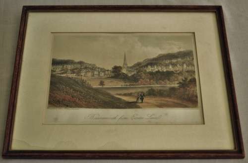 Antique Lithograph - Bournemouth from Exeter Lane  J NEWMAN