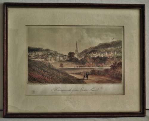 Antique Lithograph - Bournemouth from Exeter Lane  J NEWMAN
