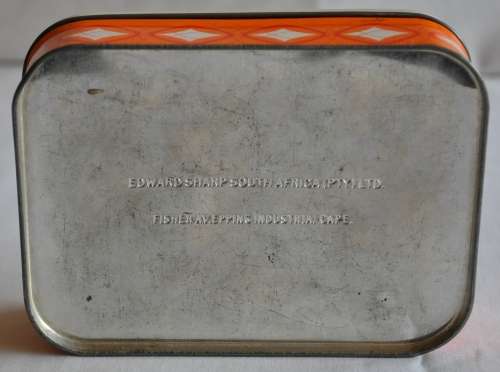 Vintage tin marked Edward Sharp South Africa (Pty) Ltd