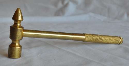 Vintage quality solid brass 5 in 1 handy tool in original packaging