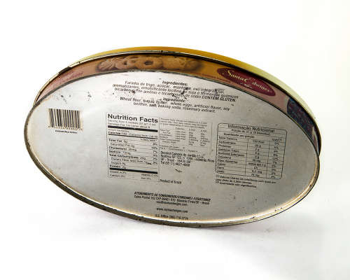 Vintage Santa Edwiges Butter Cookies Tin