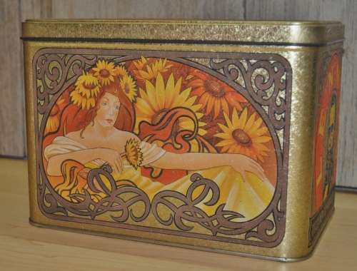 Vintage Lennon Dutch Medicines Home Remedy tin with stunning Art Nouveau Graphics