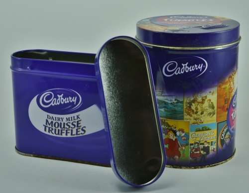 Pair of Collectible Contemporary Cadbury Chocolate Tins