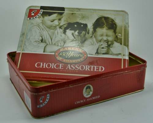 Collectible Bakers Choice Assorted Biscuit Tin