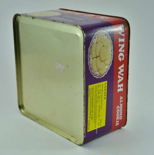 Vintage Hong Kong Wing Wah Almond Cookie Biscuit Tin