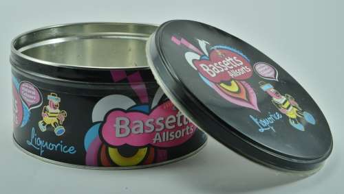 Collectible Bassetts Liquorice Allsorts Storage Tin