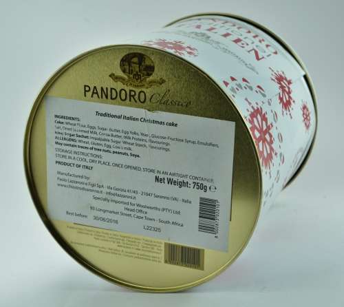 Collectible Pandoro Traditional Italian Christmas Cookie Tin