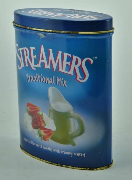 Collectible Pair of Tins - Nutcracker Valley Mixed Nuts and Streamers Traditional Mix
