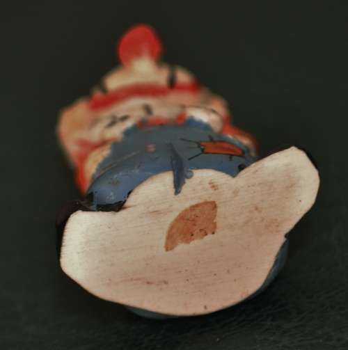 Vintage Hand Painted Resin Clown Figurine