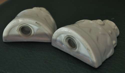 Collectible Porcelain Wedding Cake Salt and Pepper