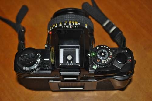 Vintage Minolta X-700 Camera with accessories