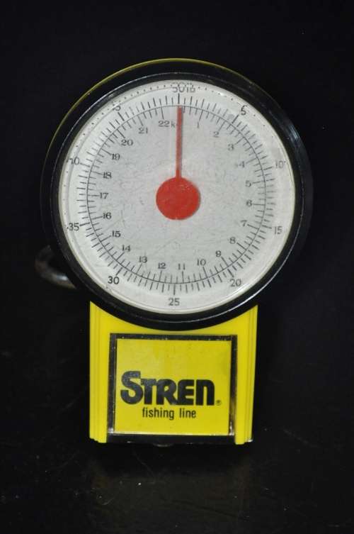 Vintage Stren Fishing Line 50lb Hanging Hook Fish Weight Scale
