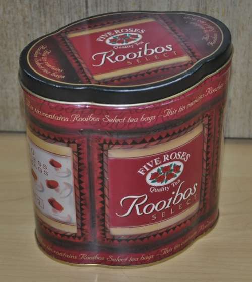 Collectible Five Roses Rooibos Select Tea Caddy Tin
