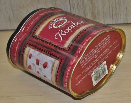 Collectible Five Roses Rooibos Select Tea Caddy Tin