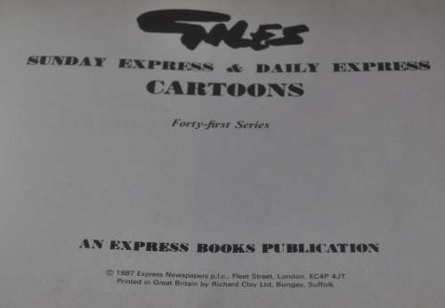 Giles Sunday Express and Daily Express Cartoons Forty-first Series