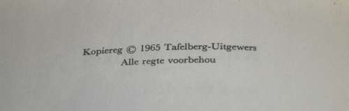 Rip van Winkel vertel deur Alba Bouwer 1967 Tweede Druk