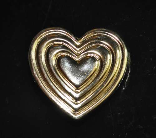 The Variety Club Collectible Gold Tone Heart Brooch Pin
