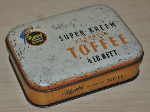 Rare find - Vintage Sharps Super-Kreem Assorted Toffee Tin C1940