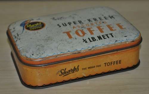 Rare find - Vintage Sharps Super-Kreem Assorted Toffee Tin C1940
