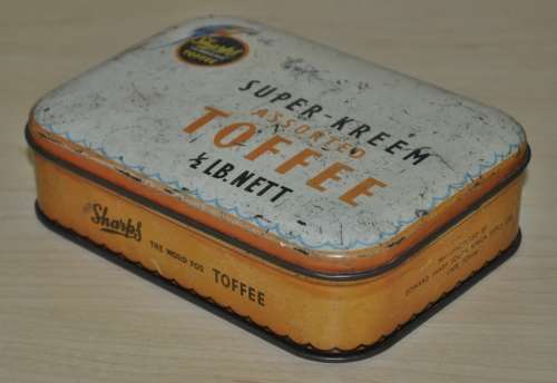 Rare find - Vintage Sharps Super-Kreem Assorted Toffee Tin C1940