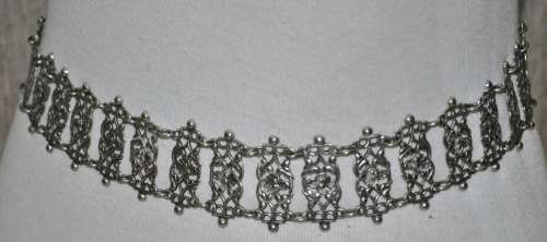Antique, Victorian, Art Nouveau Floral EPNS Belt c1900