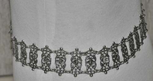 Antique, Victorian, Art Nouveau Floral EPNS Belt c1900