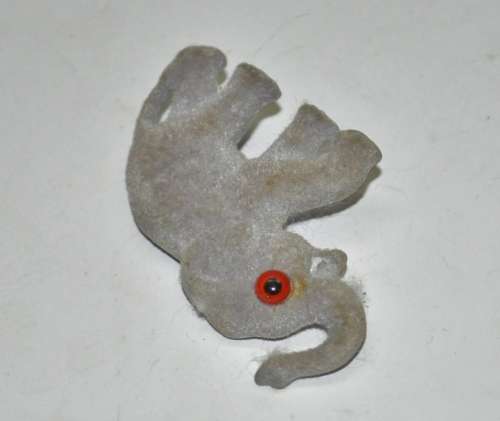 Vintage Carved Bakelite Elephant Pin c1940