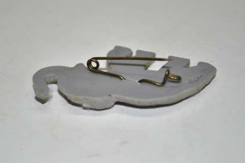 Vintage Carved Bakelite Elephant Pin c1940