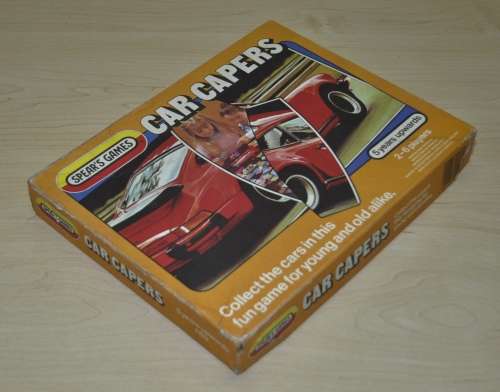 Retro, Vintage, collectible Car Capers Game 1984 J. W. Spears and Sons PLS, Printed in England