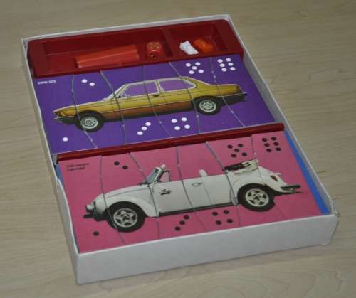 Retro, Vintage, collectible Car Capers Game 1984 J. W. Spears and Sons PLS, Printed in England