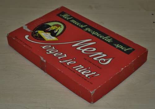 Vintage, Collectible Mens Erger Je Niet Strategy Board Game Made in Holland c1970