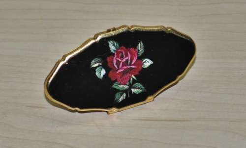 Vintage Gold Tone Stratton Lipstick Compact with Mirror Made in England c1960