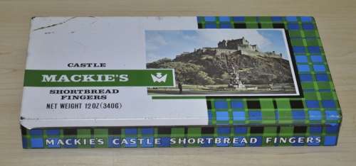 Collectible, Vintage Mackie`s Castle Shortbread Fingers Tin