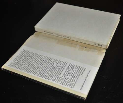 Karnaatjie Reissketse en Essays deur Hennie Aucamp 1968 First Edition Hardcover