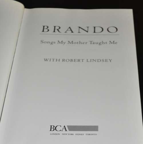 Brando Songs My Mother Taught Me with Robert Lindley