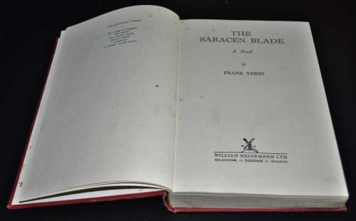 The Saracen Blade by Frank Yerby First Edition 1953