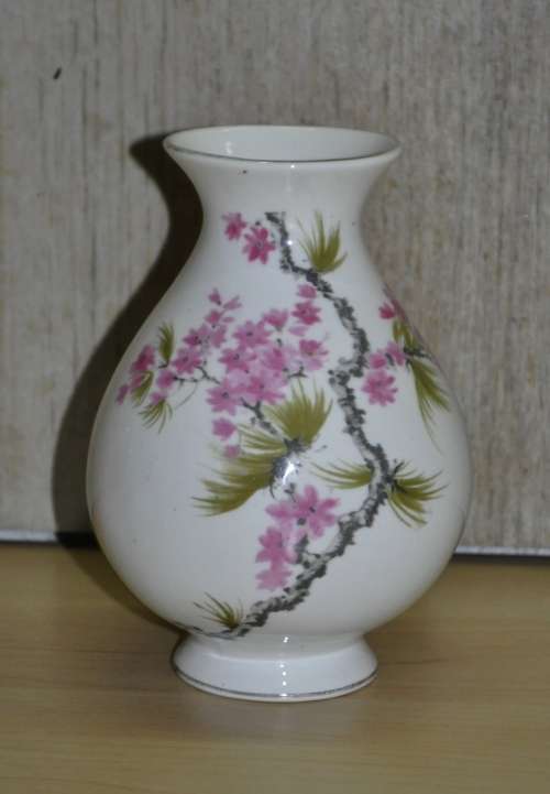 Vintage Southfields Fine Bone China Hand Painted Small Vase Made in England