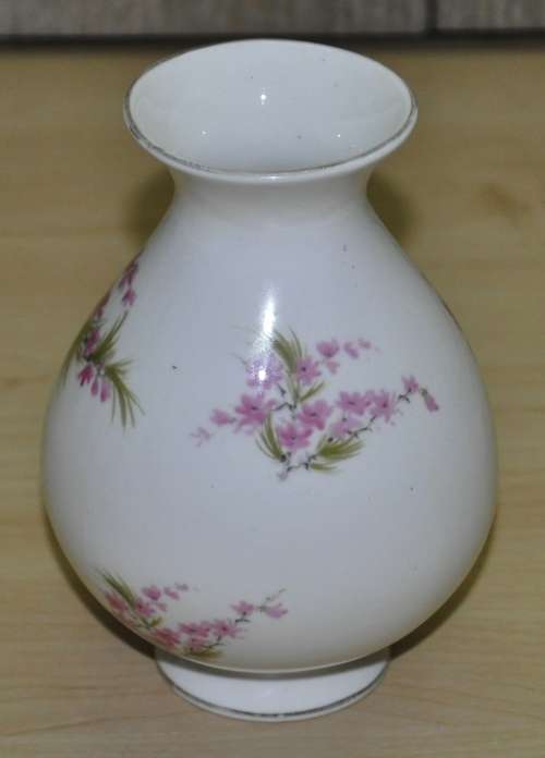 Vintage Southfields Fine Bone China Hand Painted Small Vase Made in England