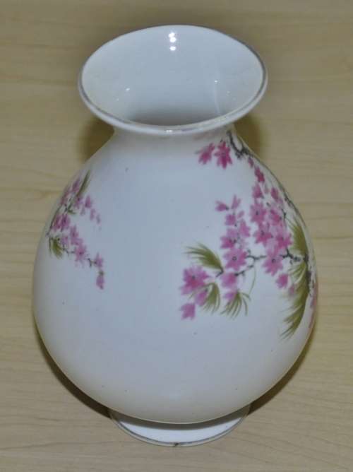 Vintage Southfields Fine Bone China Hand Painted Small Vase Made in England